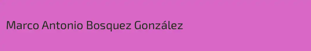Marco Antonio Bosquez González